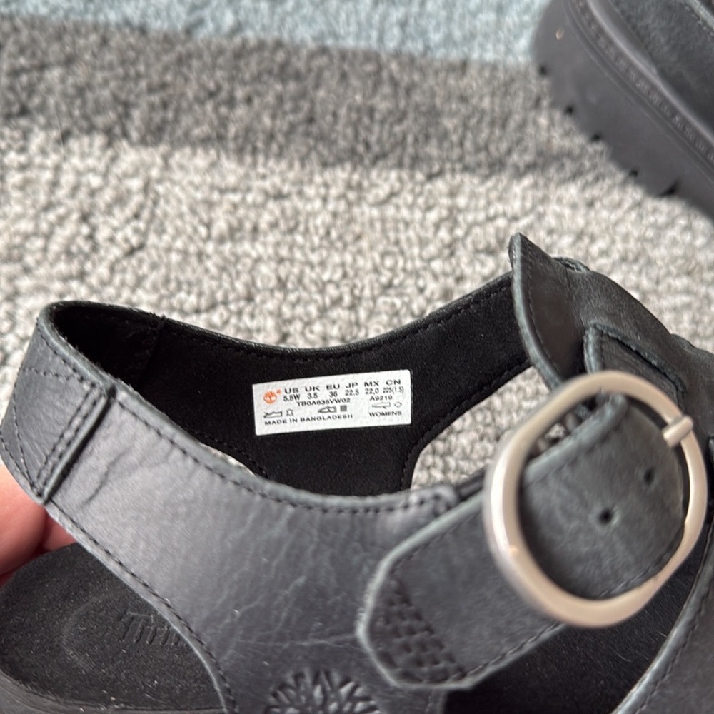 Timberland Women’s Clairemont Way Fisherman leather sandals - 5.5 - Picture 5 of 6